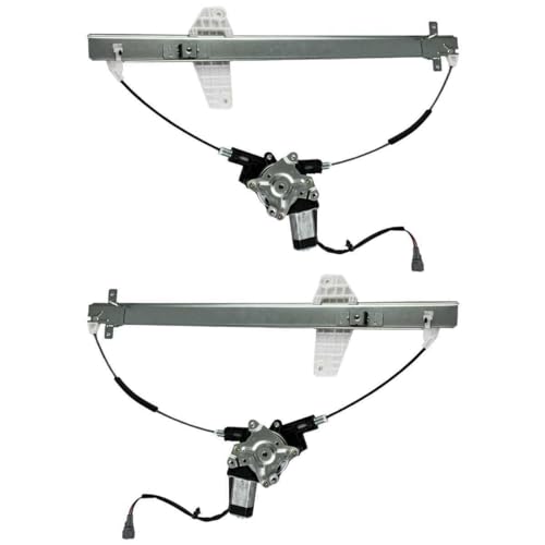 LNMTLZHHM For Nissan Pair Rear Left+Right Window Regulator w/ Motor 748-980 748-981