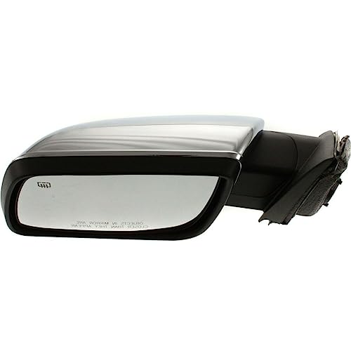 LNMTLZHHM Power Mirror For 2009-2012  Ford  Flex Front Driver Side Heated With Memory Chrome