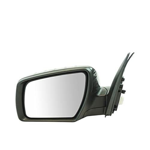 LNMTLZHHM Exterior Power Heated Turn Signal Mirror Black Smooth Left Driver Side For   2012 - 2013    Kia  Soul