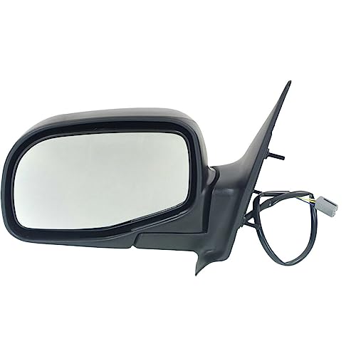 LNMTLZHHM Power Mirror For 1993-2005   Ford  Ranger Front Driver Side Manual Fold Black