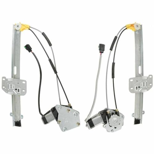 LNMTLZHHM For Jeep 1997-2001 Cherokee Pair Front Left+Right Window Regulator w/ Motor