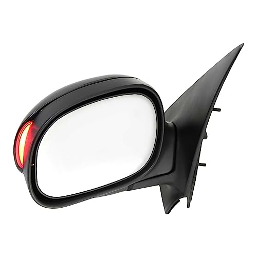 LNMTLZHHM Power Mirror For 2001-2003   Ford F-150 Crew Cab Left Paintable Manual Folding