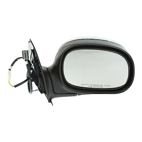 LNMTLZHHM Power Side View Mirror Chrome & Blk Right RH For F150 F250 Heritage Truck