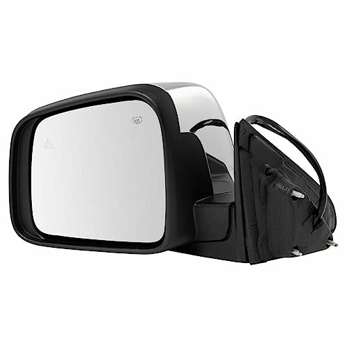 LNMTLZHHM Mirror Power Heated Signal Blind Spot Chrome LH For   Jeep 2011-2013 Grand Cherokee