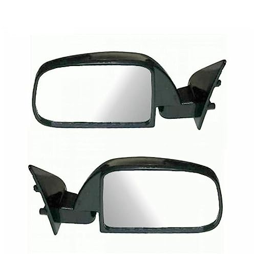 LNMTLZHHM Manual Side View Mirrors Left & Right Pair Set For Toyota 1989-1995 Pickup Truck
