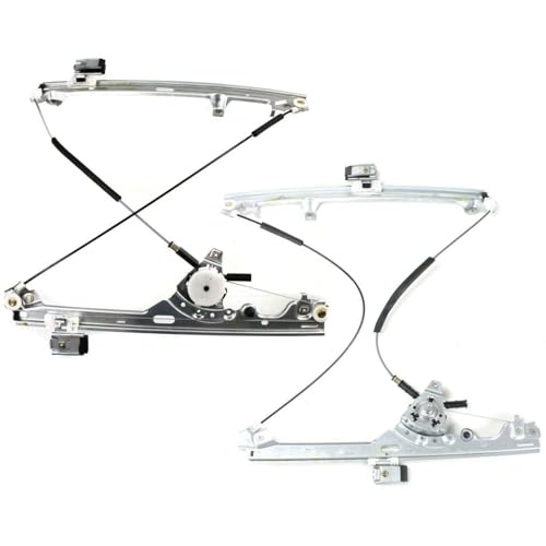 LNMTLZHHM Manual Window Regulator For 1999-2007 Cadillac Chevrolet GMC Set of 2 Front