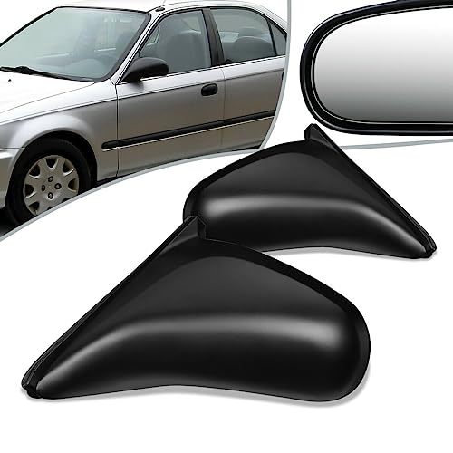 LNMTLZHHM For 1996-2000 Honda Civic 2DR Pair Powered Side View Door Mirror HO1320102 HO1321102