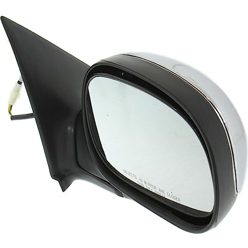 LNMTLZHHM Power Side View Mirror Chrome & Blk Right RH For F150 F250 Heritage Truck