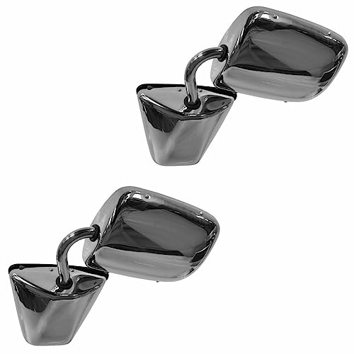 LNMTLZHHM Mirror Stainless Steel Manual LH RH Pair For Chevrolet GMC Van G-Series