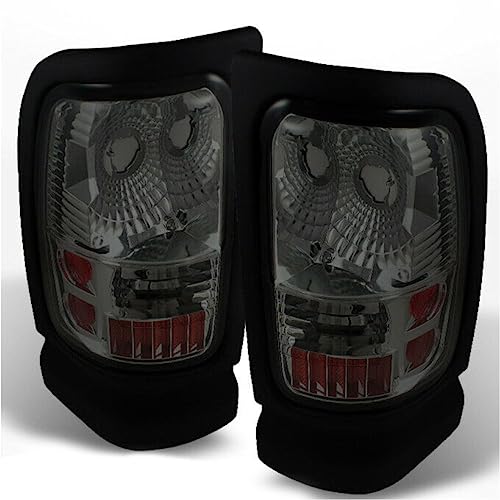 LNMTLZHHM For 1994-2002 Dodge Pickup Smoked Altezza Tail Lights Lamps Left+Right