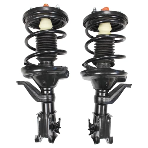 Pair Set of 2 Front Gas Shock Absorber Struts & Spring Kit For 03-05 Honda Civic