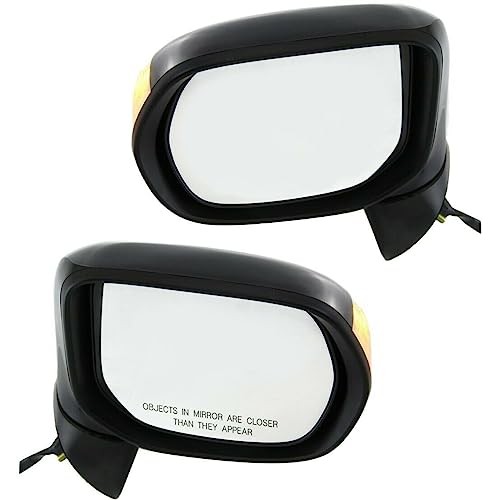 LNMTLZHHM Power Mirror Set Of 2 For 2006-2011 Honda Civic Sedan Left And Right Manual Fold