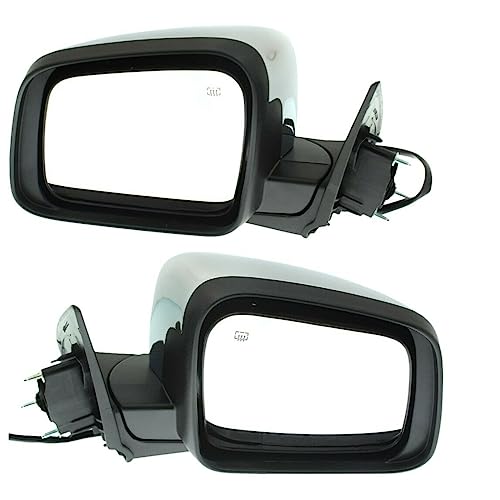 LNMTLZHHM Mirror Driver & Passenger Side Heated LH RH For 2014-2021 Dodge Durango