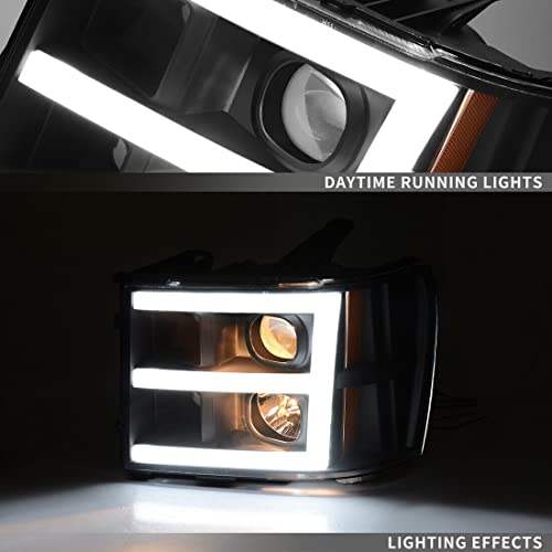 LNMTLZHHM For Sierra LED DRL PROJECTOR HEADLIGHTS LAMPS