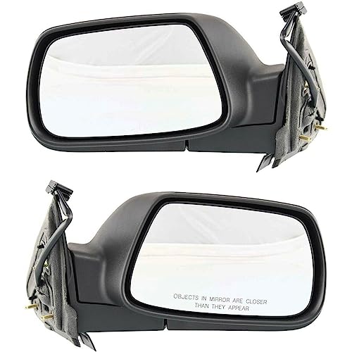 LNMTLZHHM Power Mirror Set For 2005-2010 Jeep Grand Cherokee Left Right Textured Black