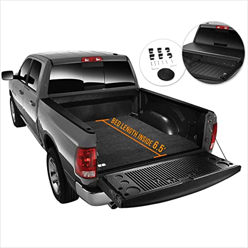 LNMTLZHHM Vinyl Soft Top Roll-up Tonneau Cover For Chevrolet GMC 6.5ft Short Bed