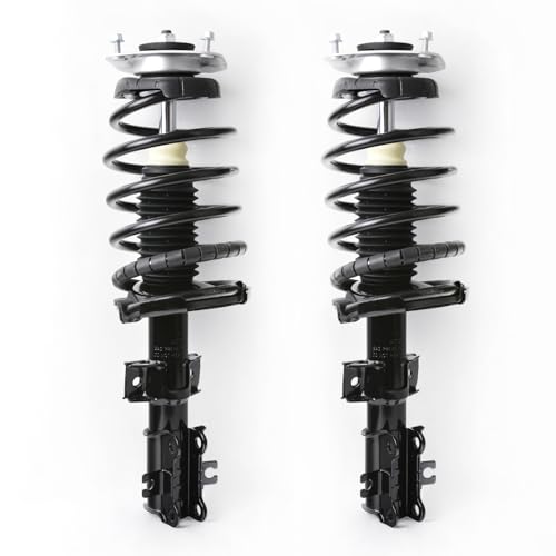 1 Pair Front Shock Struts & Springs For Volvo 01-09 S60/99-06 S80/00-07 V70