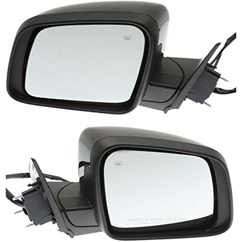 LNMTLZHHM Mirrors For 2011-2021  Dodge  Durango Driver and Passenger Side Power Heated