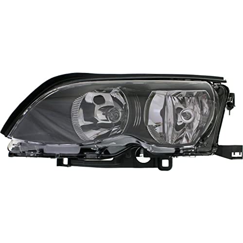 LNMTLZHHM Headlight Set For 2002-2005 B_MW 320 325 330 Left and Right Black Housing 2Pc