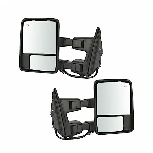 LNMTLZHHM Trail Ridge Tow Mirror Power Fold Extend Heat Smoked Signal Memory Pair For Ford