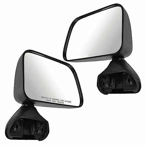 LNMTLZHHM Manual Side View Mirrors Left & Right Pair Set For 1987-1989 4Runner 1987-1995 Pickup