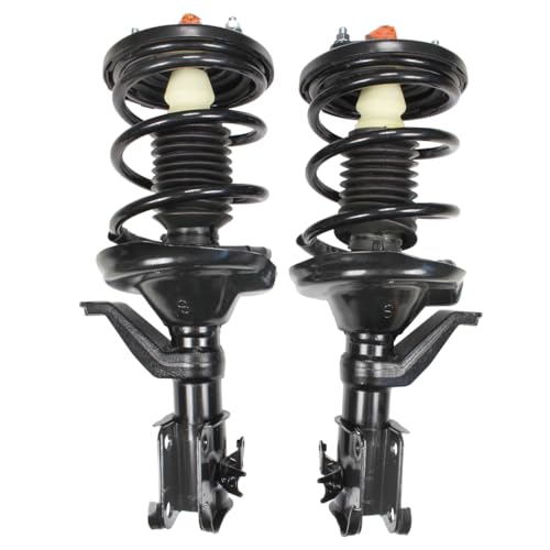 Pair Set of 2 Front Gas Shock Absorber Struts & Spring Kit For 03-05 Honda Civic