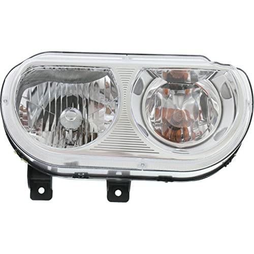 LNMTLZHHM Halogen Headlight Passenger Side Right For Dodge 2008-2014 Dodge Challenger Coupe