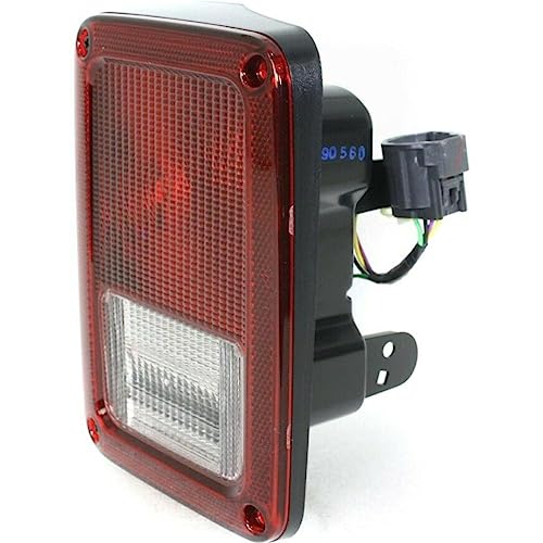 LNMTLZHHM Tail Light For 2007-2017   Jeep Wrangler Sport Utility (JK) Driver Side