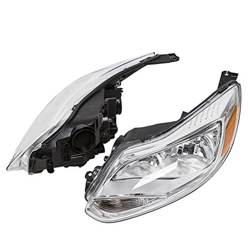 LNMTLZHHM For Ford 2012-2014 Focus Headlights Head Lamps Left Right Pair Driver Passenger