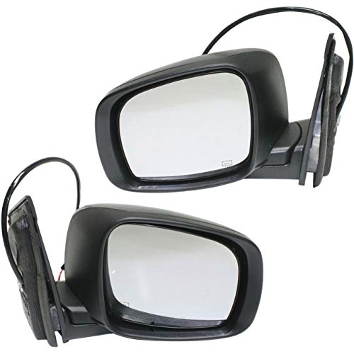 LNMTLZHHM Power Mirror For Town & Country Grand Caravan Heated Black Manual Fold Set Of 2