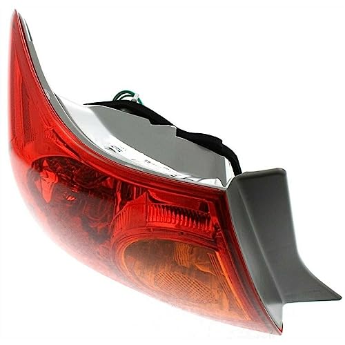 LNMTLZHHM Tail Light For 2009-2010  Toyota  Corolla Sedan LH Brake Lamp Outer Left Driver Side