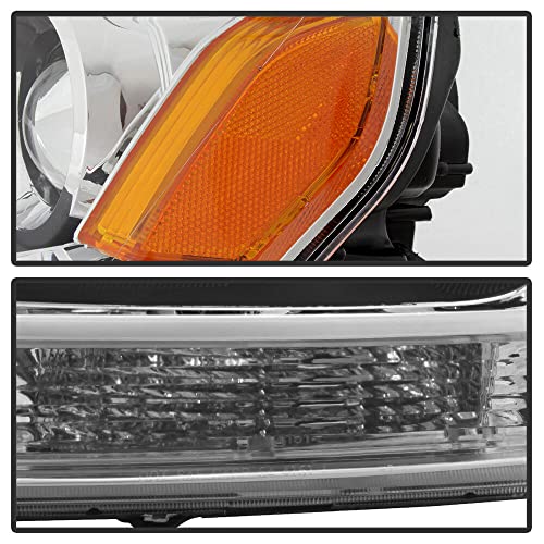 LNMTLZHHM "Left Driver Side" For 2006-2013 Suzuki Grand Vitara Headlight Projector Lamp Chrome