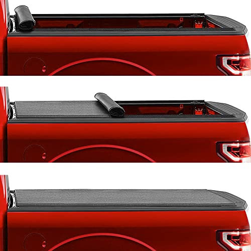 LNMTLZHHM 5'9" Soft Rollup Tonneau Cover Truck Bed for 2014-2018 Chevrolet/GMC  50445