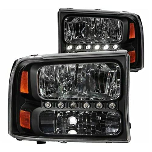 LNMTLZHHM Headlight Set For 1999-2004 Ford F-350 Super Duty