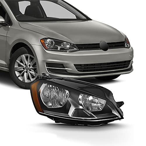 LNMTLZHHM For 2015-2019 Volkswagen Chrome Passenger Side Halogen Headlights Replacement