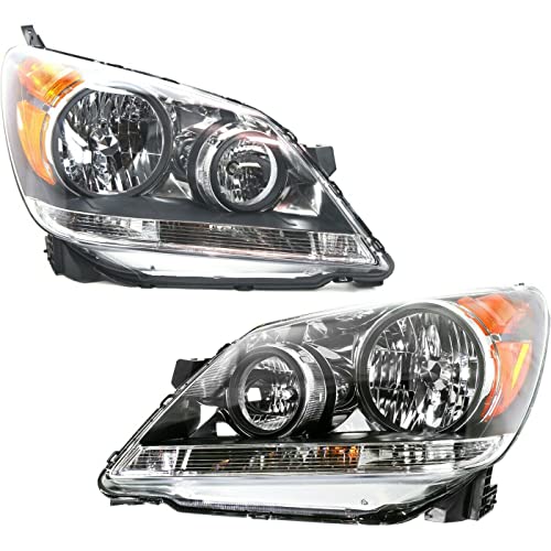 LNMTLZHHM Headlight Set For  Honda 2008-2010 Odyssey Mini Passenger Van Left and Right With Bulb 2Pc