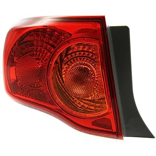 LNMTLZHHM Tail Light For 2009-2010  Toyota  Corolla Sedan LH Brake Lamp Outer Left Driver Side