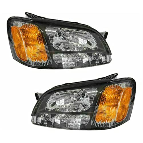 LNMTLZHHM Headlight Assembly Set For 2000-2004 Subaru Outback Wagon 2000-2004 Subaru Outback Sedan