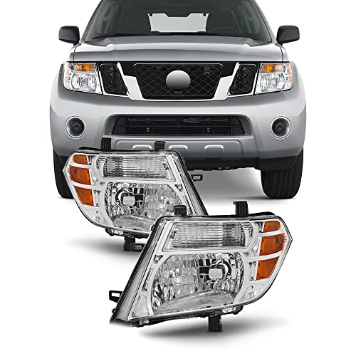 LNMTLZHHM For Nissan 2008-2012 Pathfinder Sport Utility Headlights Lamps Replacement Pair Set