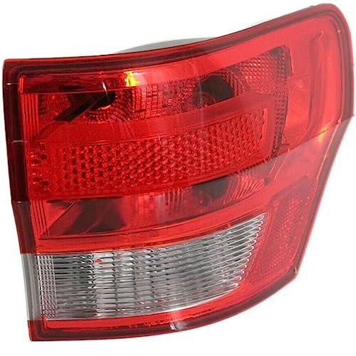 LNMTLZHHM Tail Light For 2011-2013 Jeep  Grand Cherokee Sport Utility RH Outer Body Mounted