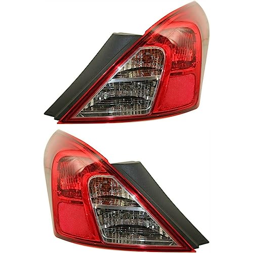 LNMTLZHHM Set of 2 Tail Light For 2012-2018 Nissan   Versa Sedan 1.6 S LH & RH w/ Bulb(s)