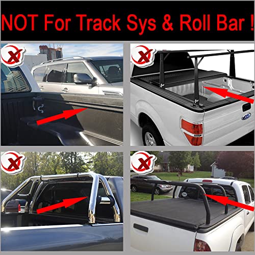 LNMTLZHHM 5'/61" Soft Lock & Tri-Fold Truck Bed For 2019-2022 Ford Ranger Tonneau Cover