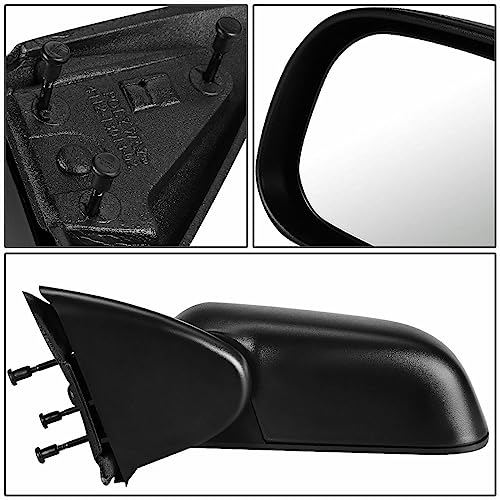 LNMTLZHHM For Dodge 2005-2010 Dakota Pair Manual Side View Door Mirror Set CH1320326 CH1321326