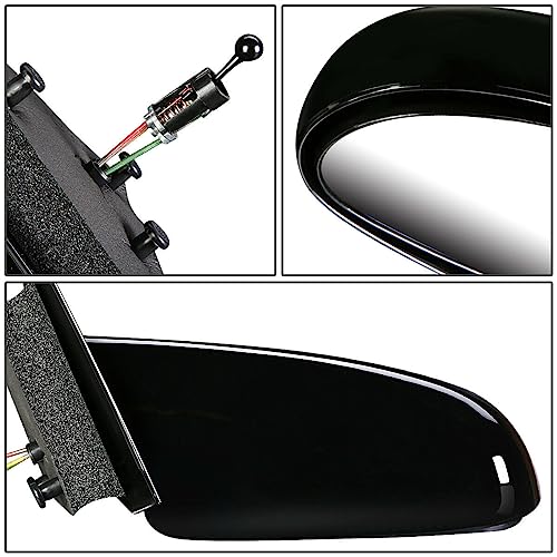 LNMTLZHHM For 1997-2002 Saturn SC Coupe OE Style Manual Side View Door Mirror Left