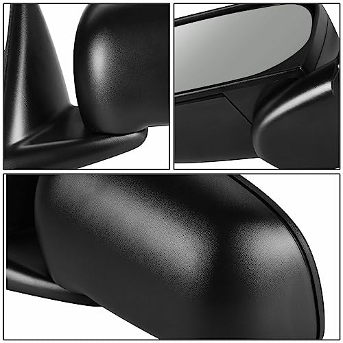 LNMTLZHHM For Dodge 2005-2010 Dakota Pair Manual Side View Door Mirror Set CH1320326 CH1321326