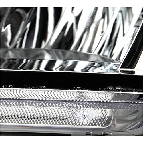 LNMTLZHHM For 2005-2007 Toyota Double | Crew Cab Headlights with Corner Lights Pair