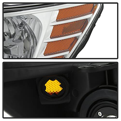 LNMTLZHHM For 2009-2020 Dodge Journey Headlight Black Bezel Replacement L+R Head Signal Lamp