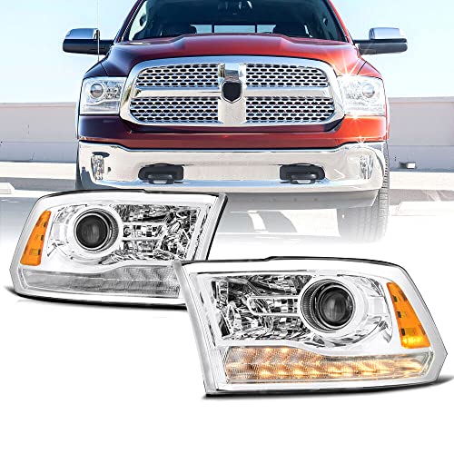 LNMTLZHHM Dodge For Ram Truck/Pickup LED Projector Headlight Factory Style Replacement