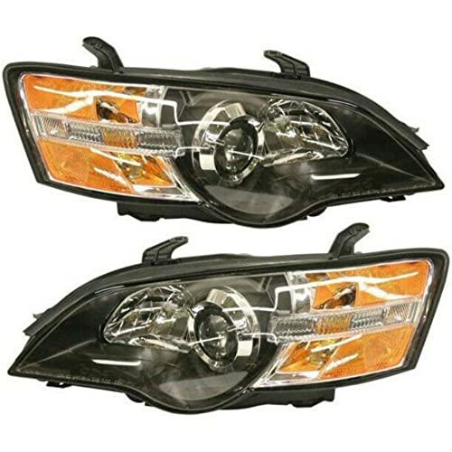 LNMTLZHHM Headlight Set For Subaru  2005 Legacy 2005 Outback Left and Right With Bulb 2Pc