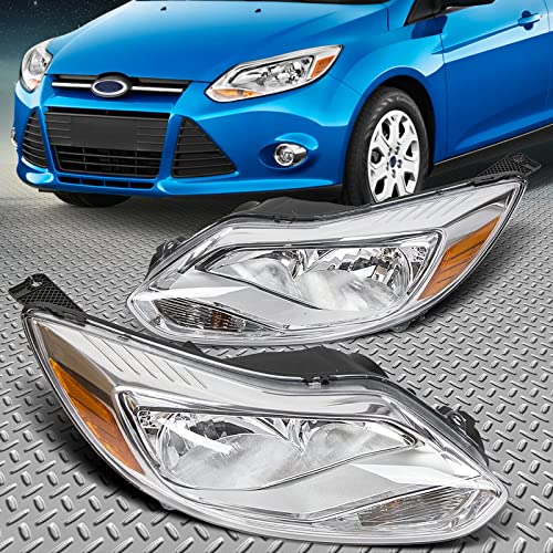 LNMTLZHHM For Ford 2012-2014 Focus Headlights Head Lamps Left Right Pair Driver Passenger